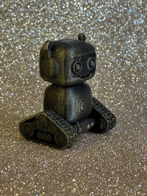 Cute Tank Robot – Mô hình robot mini in 3D phong cách hoạt hình - Image 2