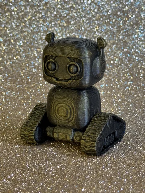 Cute Tank Robot – Mô hình robot mini in 3D phong cách hoạt hình - Image 3