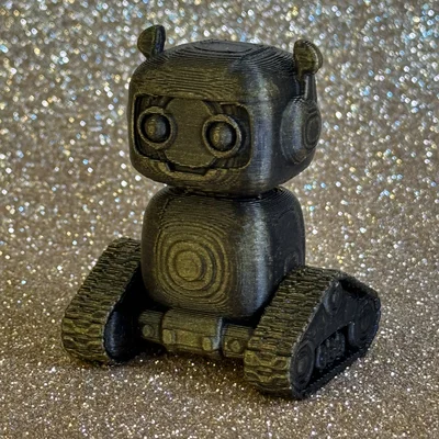 Cute Tank Robot – Mô hình robot mini in 3D phong cách hoạt hình
