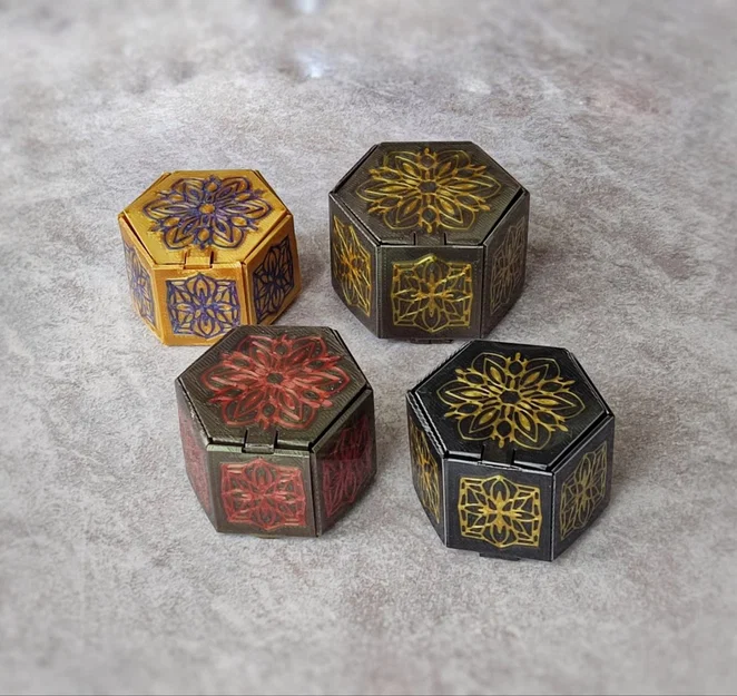 Hộp Quà Lục Giác Cao Cấp Có Thể Gấp Gọn - Image 4