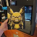 Pikachu nổi quạu - Tranh HueForge 300x224mm - Thumbnail 2