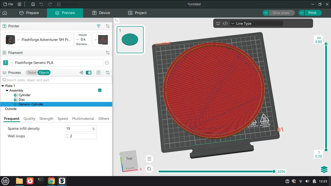 Mô hình đĩa tròn 3D đơn giản, linh hoạt - Dễ in cho mọi người - Image 1