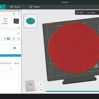 Mô hình đĩa tròn 3D đơn giản, linh hoạt - Dễ in cho mọi người