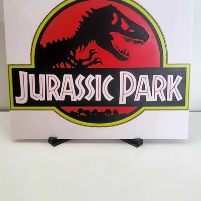 Logo Jurassic Park - Mẫu in HueForge đa sắc
