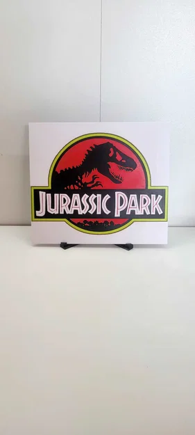 Logo Jurassic Park - Mẫu in HueForge đa sắc - Image 3