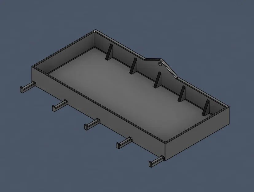 Giá treo chìa khóa gắn tường kèm khay để đồ (Bộ sắp xếp nhiều móc) - Image 1