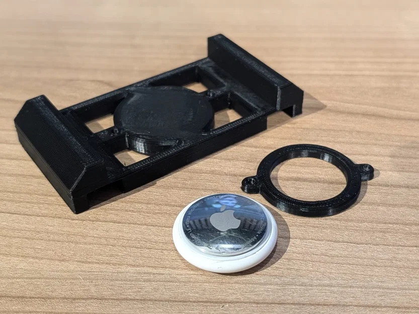 Giá đỡ bình ắc quy Simson S51 tích hợp ngàm giữ AirTag - Image 3