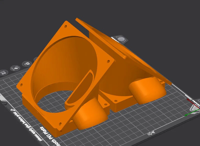 Ốp quạt tản nhiệt Nerdocy hoặc Nerdq 90-120 - Image 1