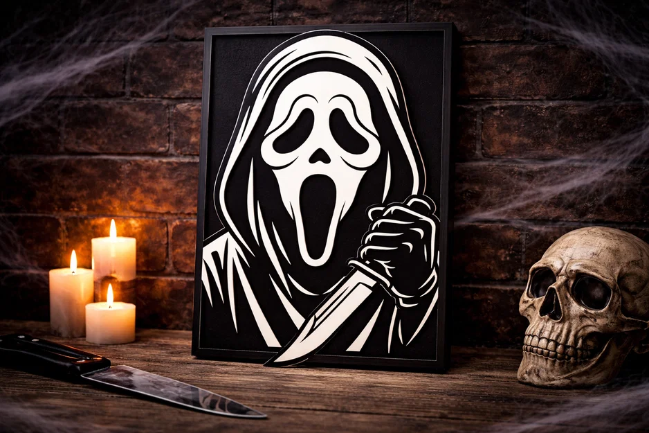 Ghostface / Scream - Mô hình trang trí 3D - Image 1