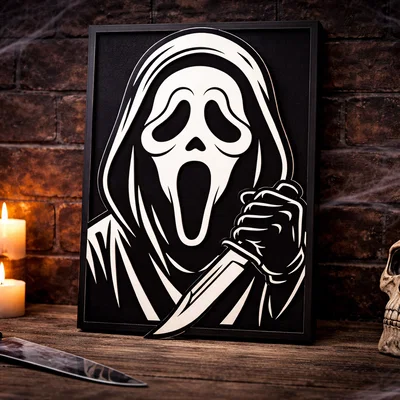Ghostface / Scream - Mô hình trang trí 3D