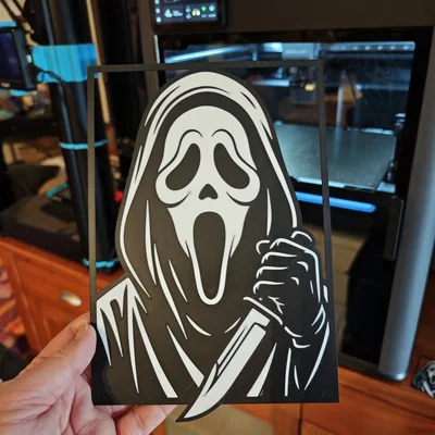 Ghostface / Scream - Mô hình trang trí 3D