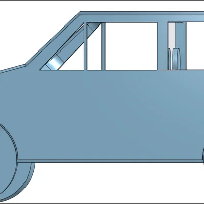 Mô hình xe hơi cổ điển - File in 3D trang trí độc đáo