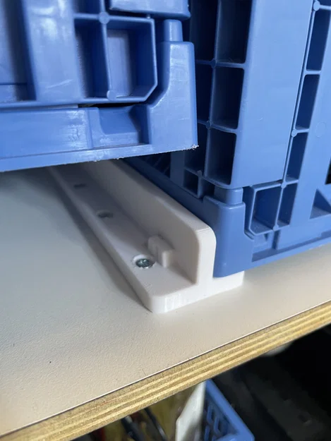 Thanh ray trượt kèm chốt khóa cho thùng HAY-Crate cỡ M (34,5 cm) - Image 1