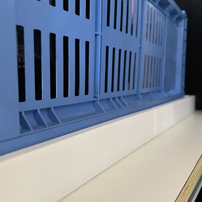 Thanh ray trượt kèm chốt khóa cho thùng HAY-Crate cỡ M (34,5 cm)