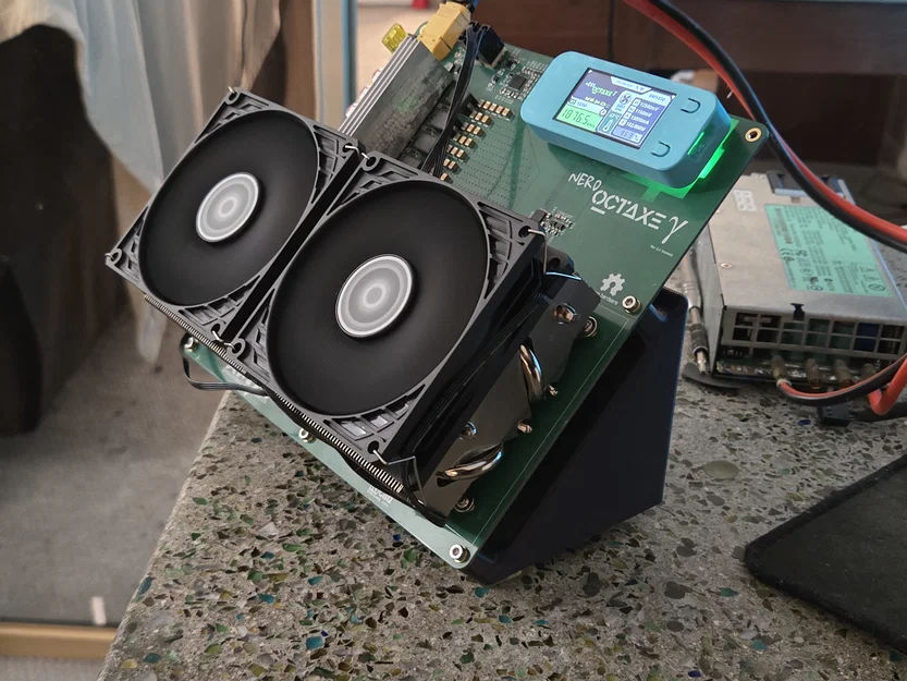 Đế tản nhiệt 3D cho NerdOCTAXE-gamma hỗ trợ quạt 9015 - Image 1