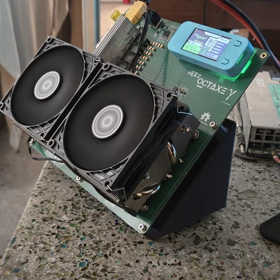 Đế tản nhiệt 3D cho NerdOCTAXE-gamma hỗ trợ quạt 9015