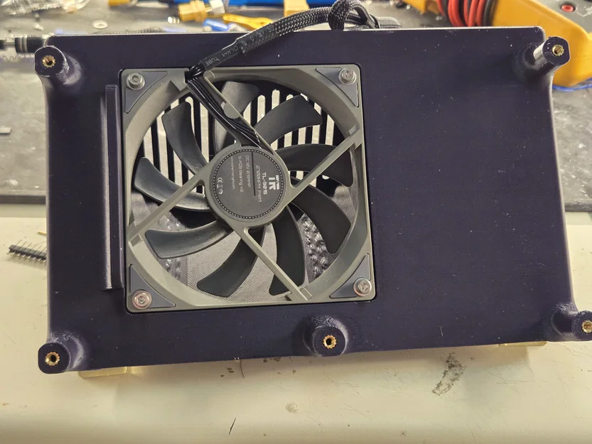 Đế tản nhiệt 3D cho NerdOCTAXE-gamma hỗ trợ quạt 9015 - Image 3