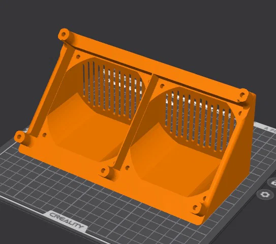 Đế gắn 2 quạt 90mm cho NerdOCT - Image 1