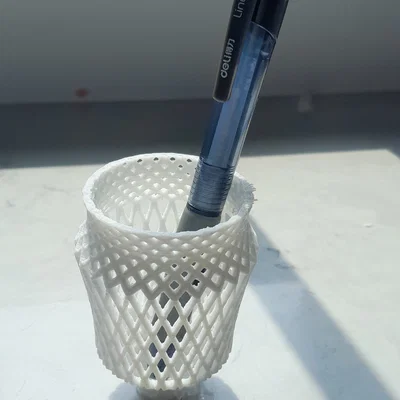 Ống Đựng Bút Woven Lattice Pencil Holder