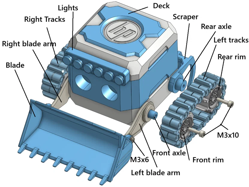 Xe ủi HP Robot Otto Crawler - Image 7