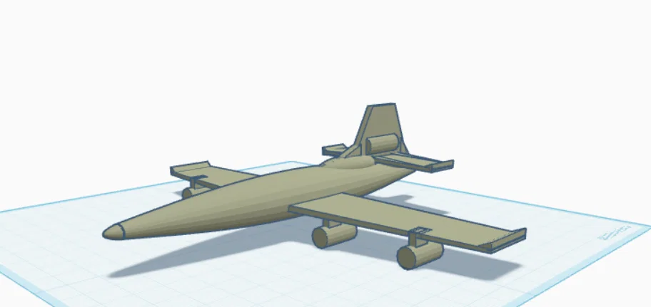 Mô hình máy bay quân sự Sci-Fi - Image 1