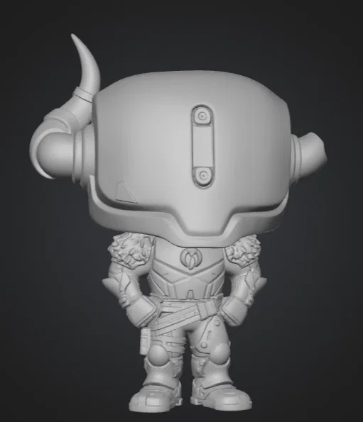 Mô hình 3D Lord Shaxx phong cách Funko cực chất từ Destiny 2 - Image 1