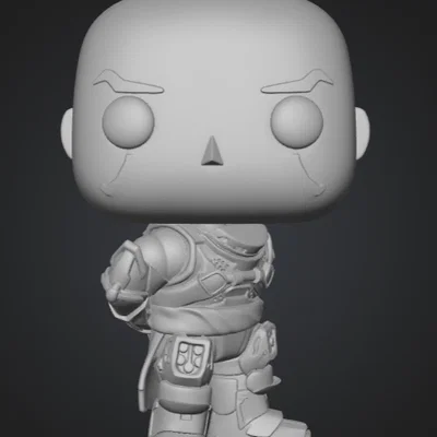 Mô hình Zavala Destiny 2 phong cách Funko Pop - In 3D cực chất