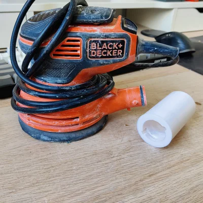 Đầu chuyển đổi máy chà nhám Black & Decker cho ống hút bụi 34mm
