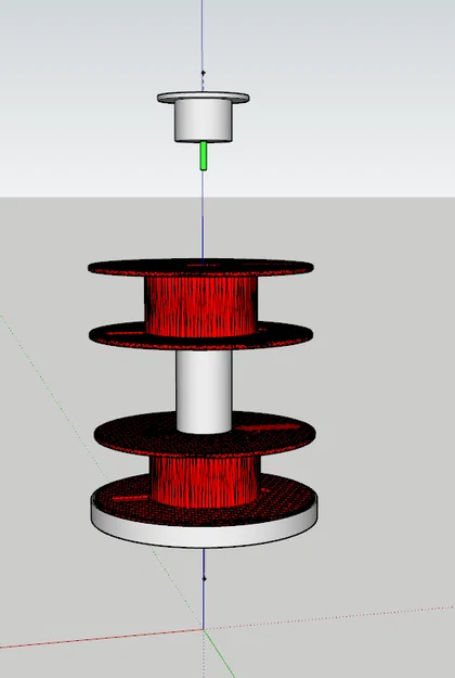 Kệ xoay trưng bày cho cuộn dây - Image 7