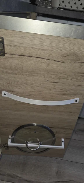 Giá treo nắp nồi in 3D tiện lợi cho tủ bếp - Image 1