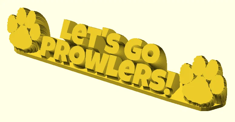 Mô hình TRF Prowlers trang trí để bàn cực chất - Image 2