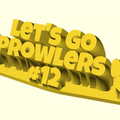 Mô hình TRF Prowlers trang trí để bàn cực chất