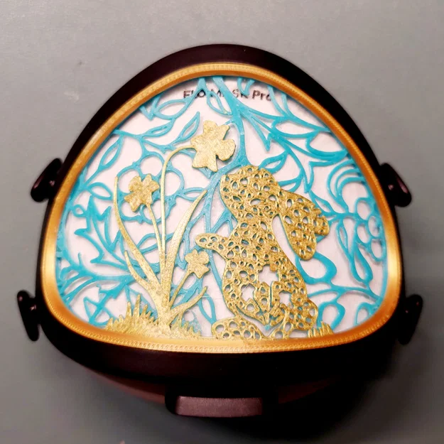 Tấm trang trí họa tiết Thỏ/Phục sinh cho khẩu trang Flo Mask - Image 1