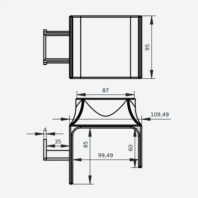 Đế giữ ly và giá treo tai nghe gắn tay vịn ghế