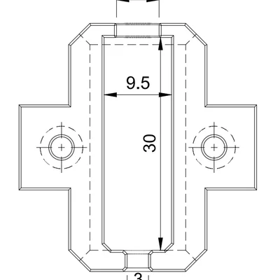 Giá treo dây cáp nối dài (Aux Extension Cable Holder) in 3D