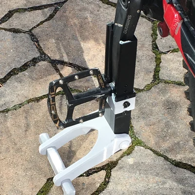 Giá đỡ xe đạp MTB gấp gọn, điều chỉnh chiều cao, không cần ốc vít