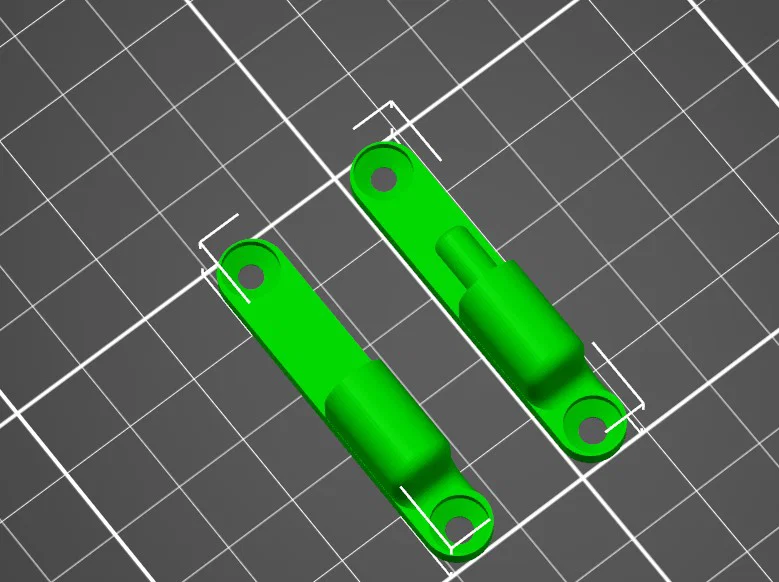 Bộ bản lề cửa lưới chống muỗi thay thế in 3D - Image 1
