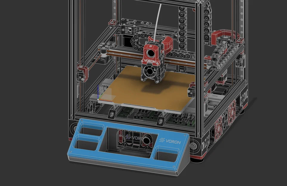 Ốp Chonky cho màn hình KlipperScreen 7 inch trên Voron 350 - Image 1