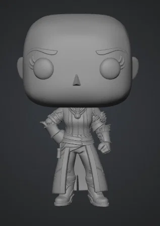 Mô hình 3D nhân vật Ikora Rey phong cách Funko Pop Destiny 2 - Image 1