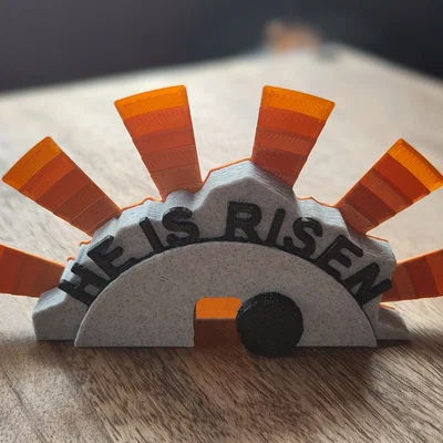 He is risen - Mô hình kỷ niệm lễ Phục Sinh
