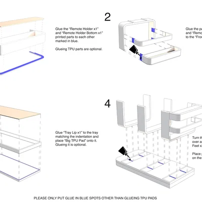 Khay gắn tay vịn ghế sofa cho Ikea Barslov