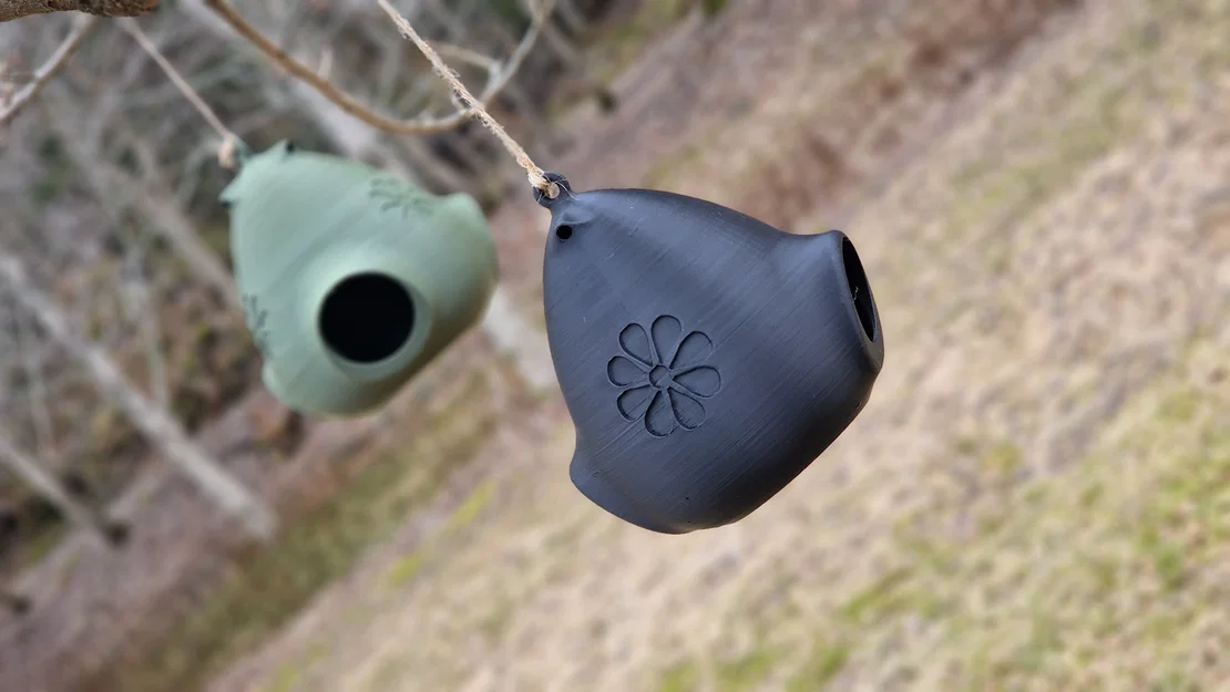 Máng ăn cho chim hai cửa (Dual-Port Bird Feeder) - Image 1