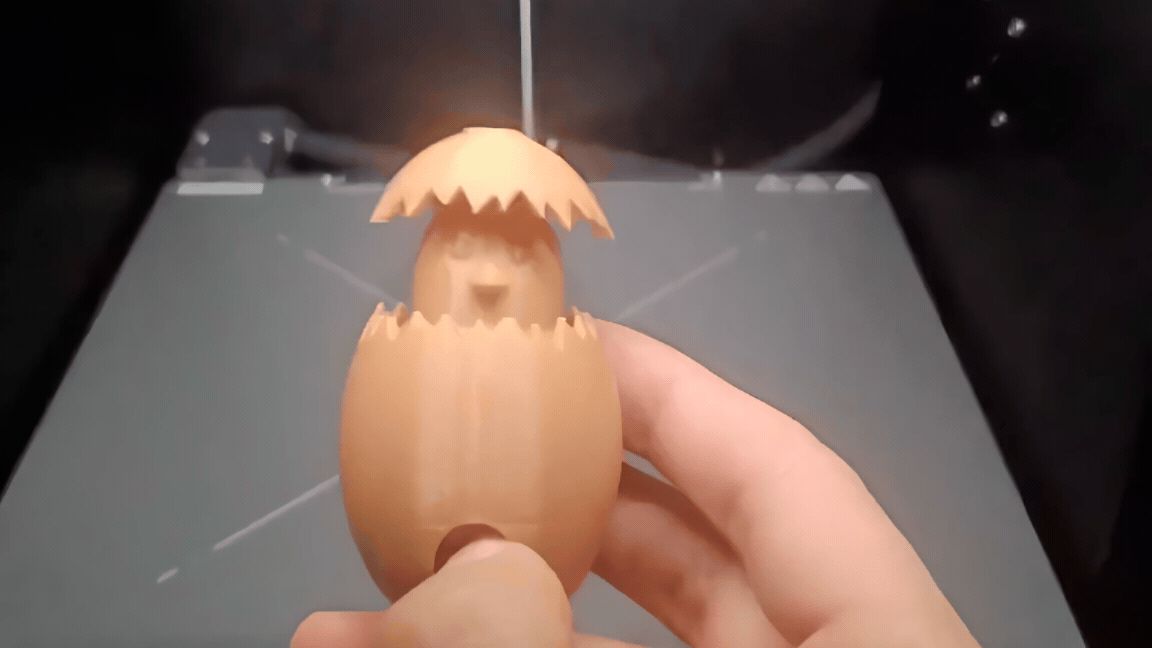 Mô hình quả trứng nở ra gà con cử động được (Articulated Egg with a Chick) - Image 2