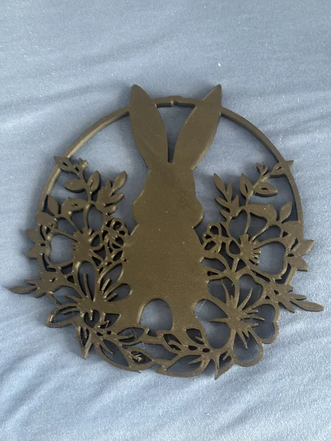 Mẫu trang trí thỏ Phục sinh tinh tế cho máy in 3D - Image 1