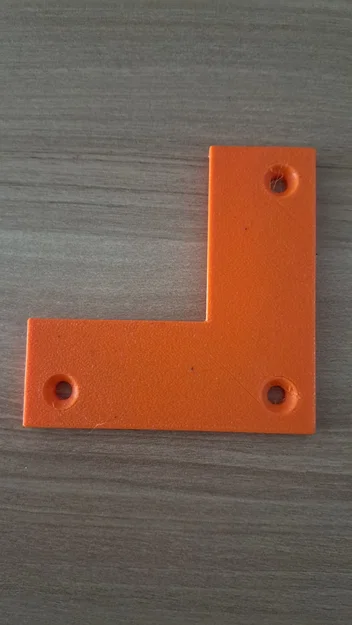 Ke góc in 3D cố định tấm mica 4mm - Phụ kiện DIY chắc chắn - Image 1