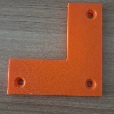 Ke góc in 3D cố định tấm mica 4mm - Phụ kiện DIY chắc chắn
