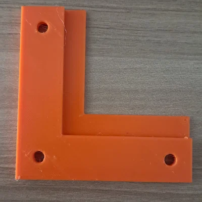 Ke góc in 3D cố định tấm mica 4mm - Phụ kiện DIY chắc chắn