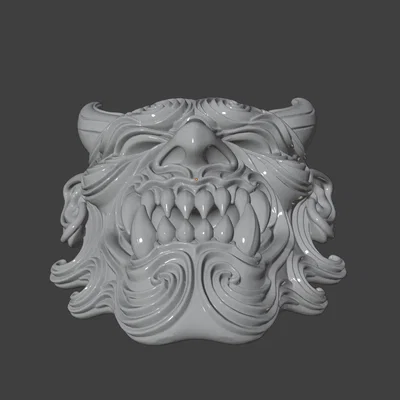 Mặt nạ treo tường Quỷ Nhật Bản