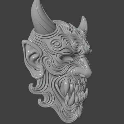 Mặt nạ treo tường Quỷ Nhật Bản