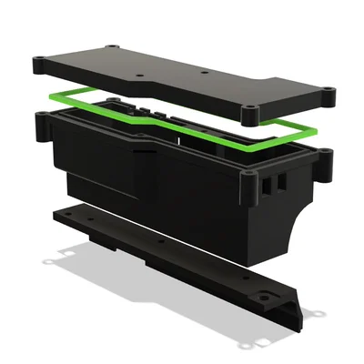 Hộp đựng linh kiện điện tử và đế gắn ESC cho Traxxas Mini MaXX